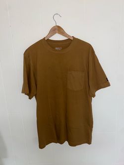 Men’s Dickies brown / orange short sleeve t shirt size