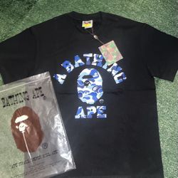 Bape Blue Camo Shirt
