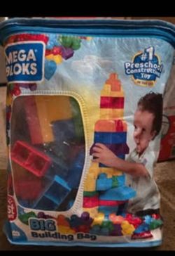 Mega Bloks First Builders Big Building Bag with Big Building Blocks