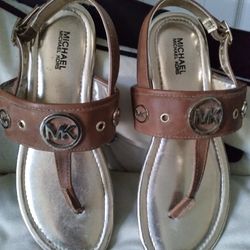 Girls Michael Kors Size 3 Sandals