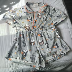 Snoopy Halloween PJ Set 