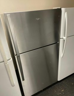 Whirlpool Top Mount Stainless Steel Fridge