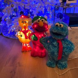 Christmas Light Up Figures