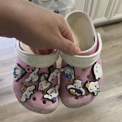Kids Crocks Size 10 (glow In The Dark)