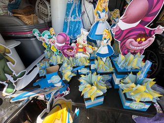 Centros de mesa Alicia en el país de las maravillas