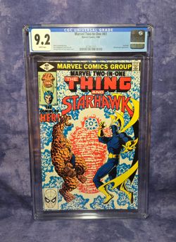 Marvel Two In One #61 1980 CGC 9.2 WP 1st App Of Her