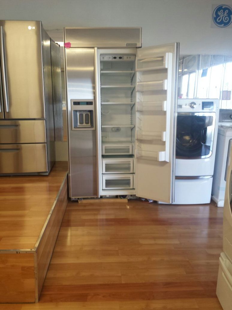 36" BUILT-IN KITCHENAID STAINLESS SIDE BY SIDE