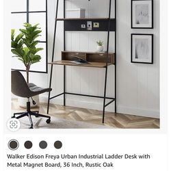 Two shelf Desk With Magnetic Board