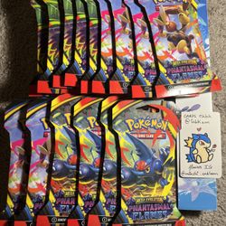 Pokemon Phantasmal Flames Booster Packs