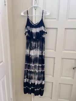 American Eagle  Bohemian Tie-Dye Spaghetti Strap Maxi Dress Size M