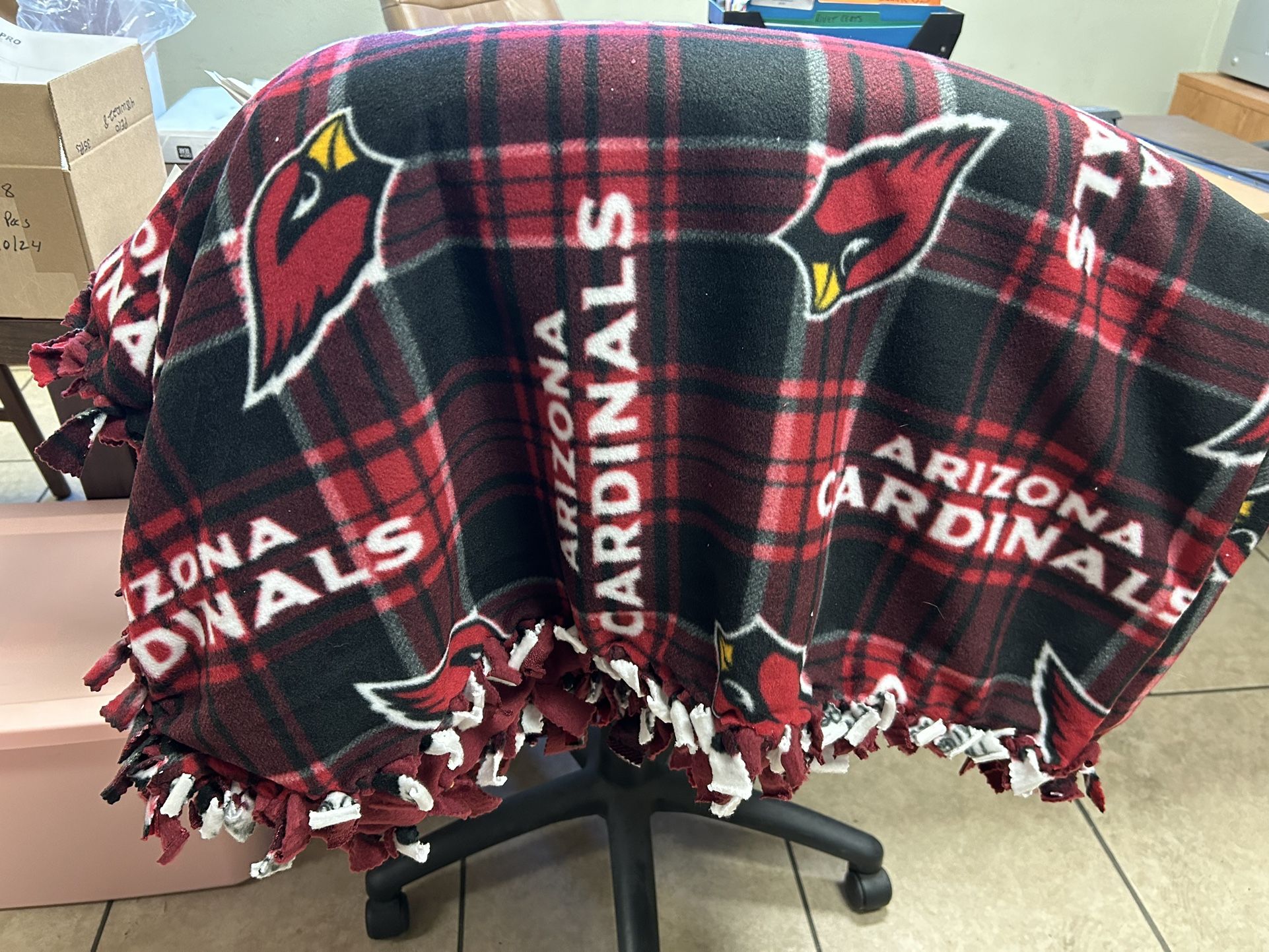 Arizona Cardinals Handmade Blanket-New