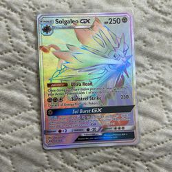 Solgaleo Gx Rainbow Secret Pokemon Card for Sale in Crystal City, CA -  OfferUp