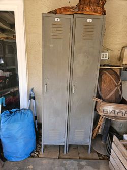 2 Big grey lockers