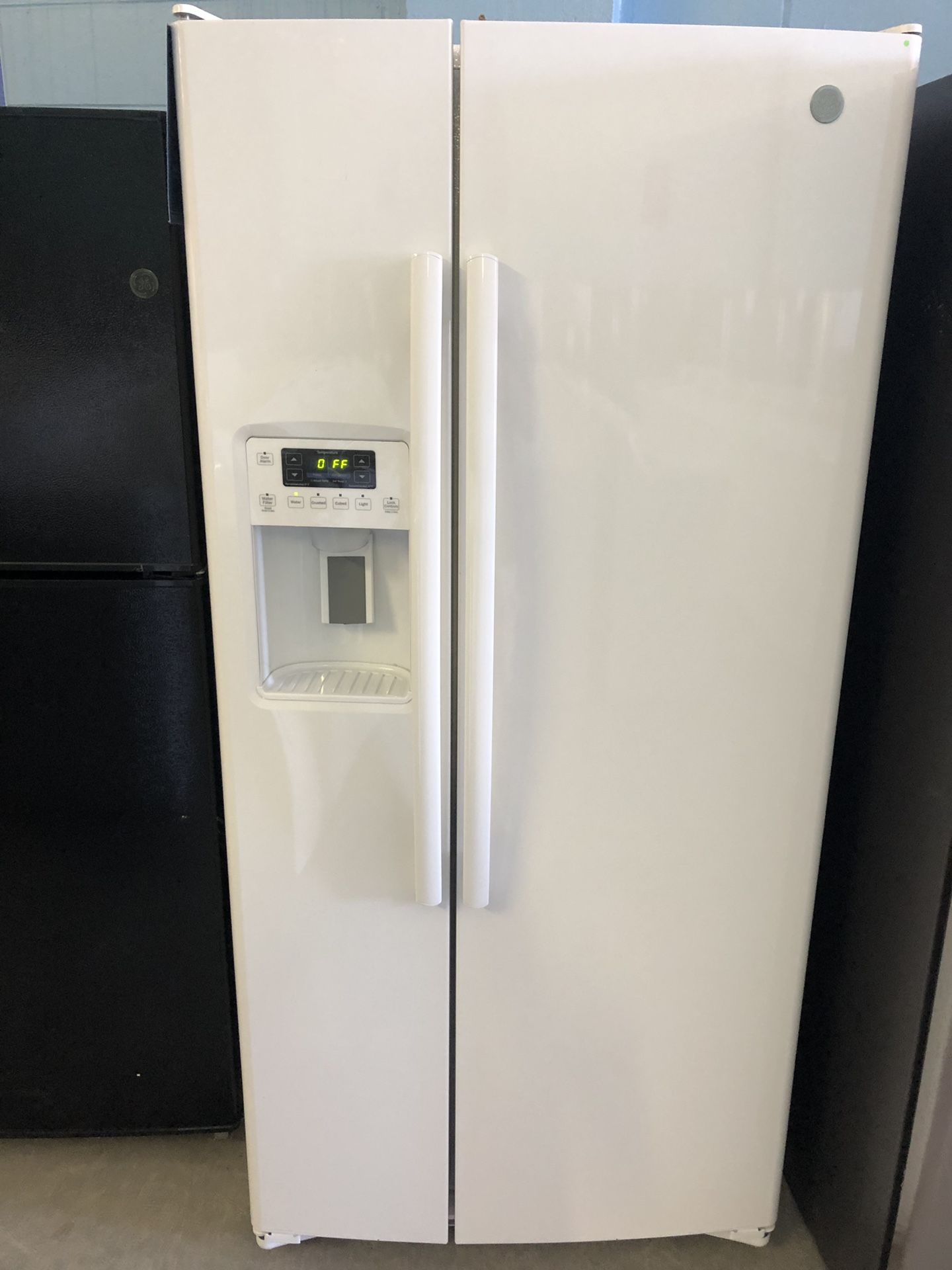 Brand New 33” Wide Side by Side Refrigerator