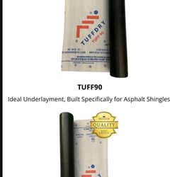 Roofing Underlayment - 50 Feet Repair Rolls 