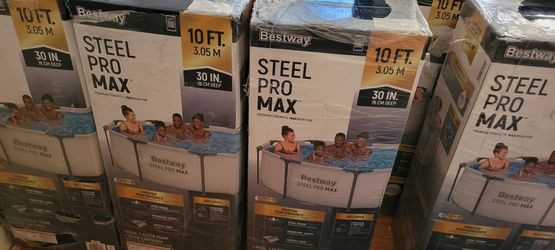 10'x30" Bestway Pool with Filter Pump,  New