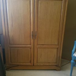 Oak armoire
