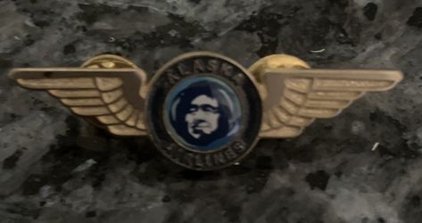 Vintage Alaskan Airlines Pin