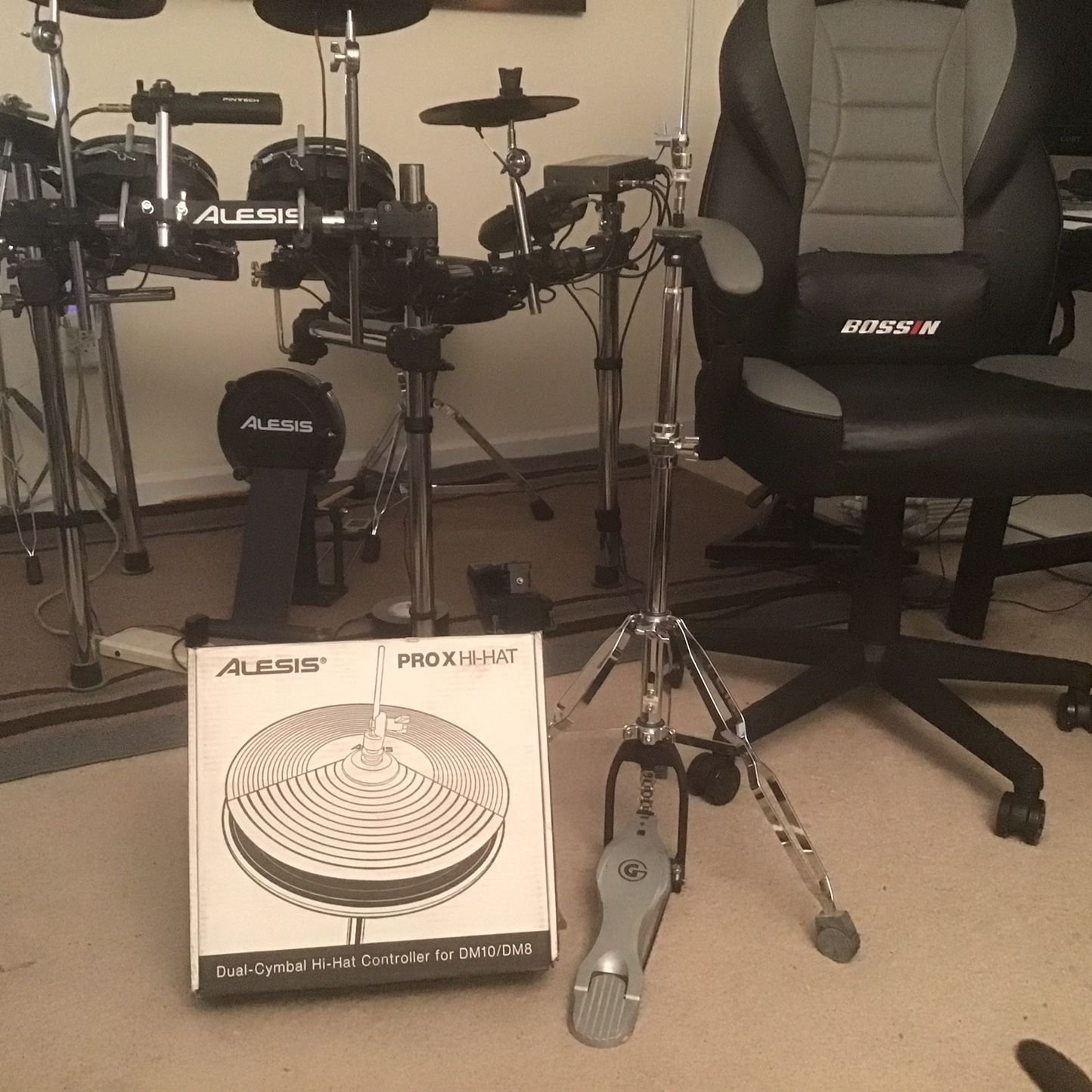 Alesis ProX Hi hat And Gibraltar Hi Hat Stand