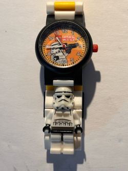 Vintage LEGO Star Wars Stormtrooper Kids Buildable Watch (Retired Model) - Pre-owned