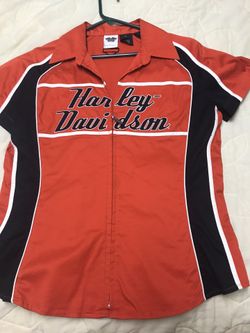 Women’s Harley Davidson zip up top