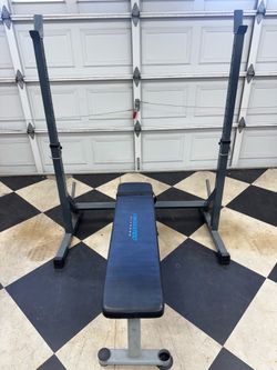 Bench press/squat rack combo