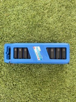 JobSmart 1/2" Drive Deep Impact Socket Set . METRIC