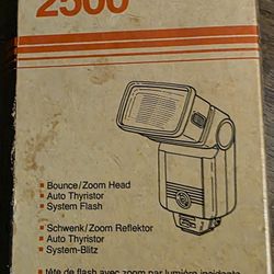 Vintage Vivitar 2500 Electronic Flash Camera Parts Accessories Photography
