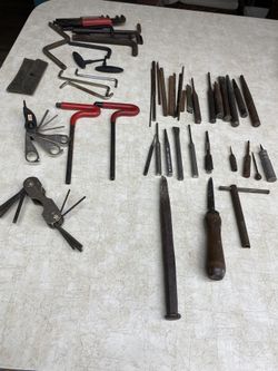 Vintage Tool Bundle – Machinist, Mechanic, Metalworking Tools (Shop Clean-Out Lot) 