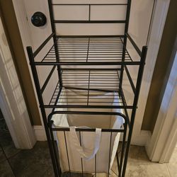Towel Holder And Laundry Bin