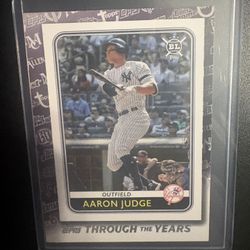 Aaron Judge Topps Yankees Card