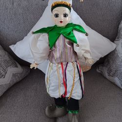 Vintage BRINNS Porcelain Clown 