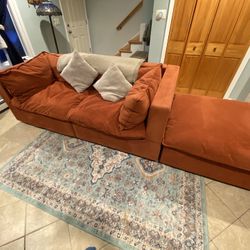 Albany Park Kova Rust Small L-Shape Sofa