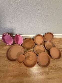 Clay Plant Saucers.
