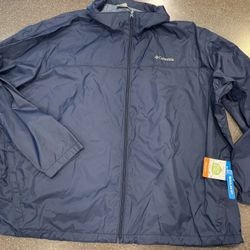 Men’s Columbia Glennaker Lake II Rain Jacket – Men’s 5XL – New with Tags
