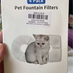 4 Pack  Per Fountain Filters NEW