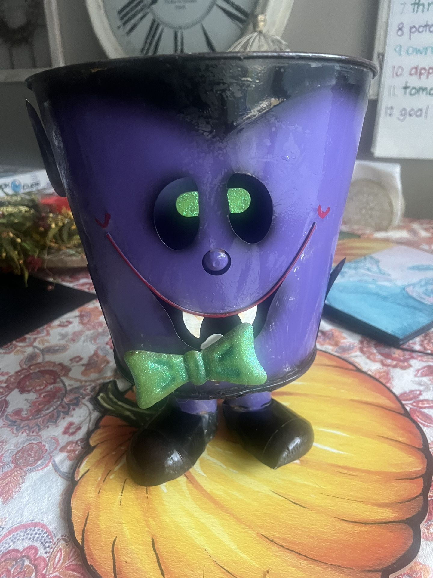 Halloween Metal Bucket