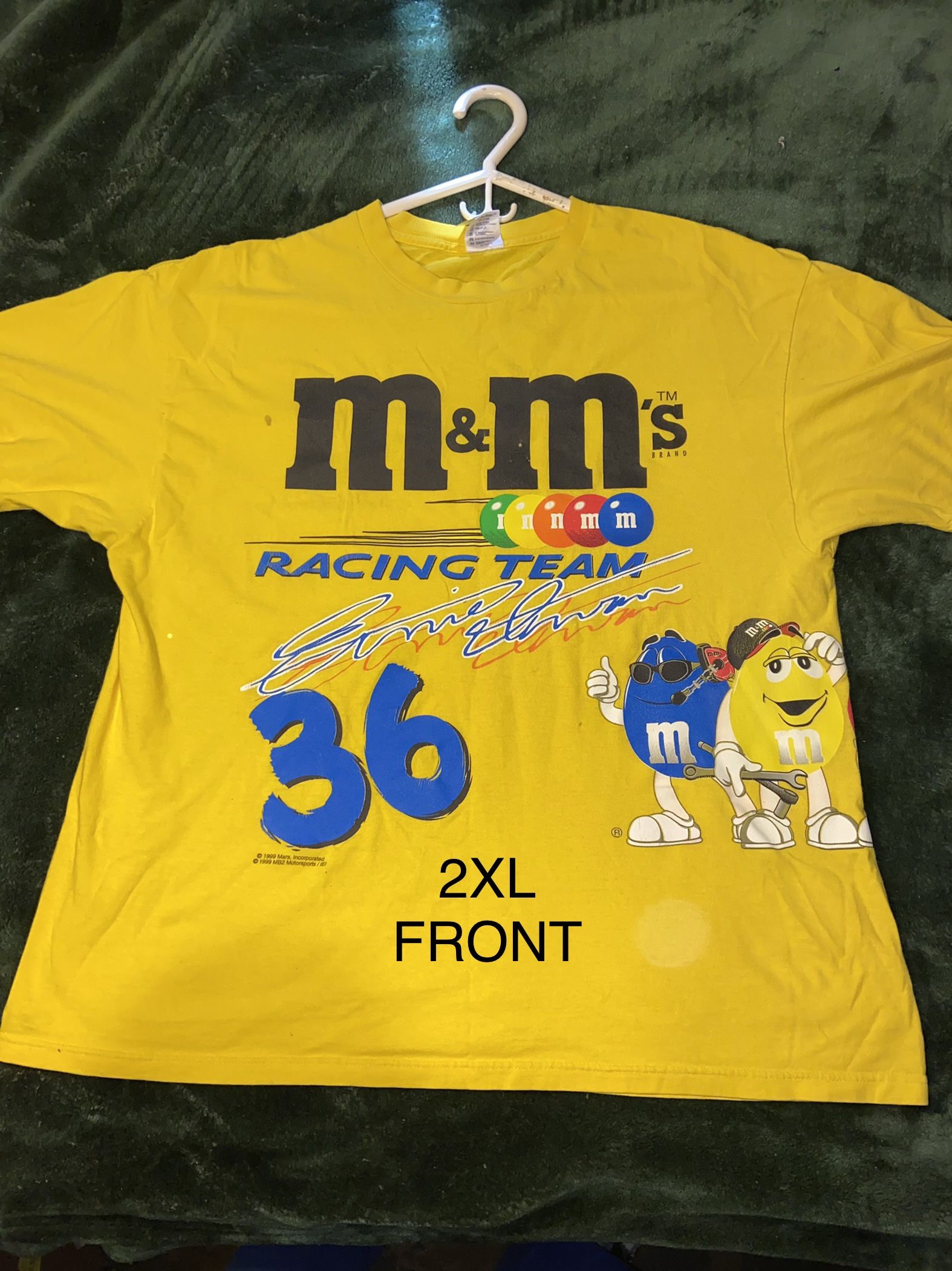 VINTAGE NASCAR ERINE IRVAN 2XL T SHIRT