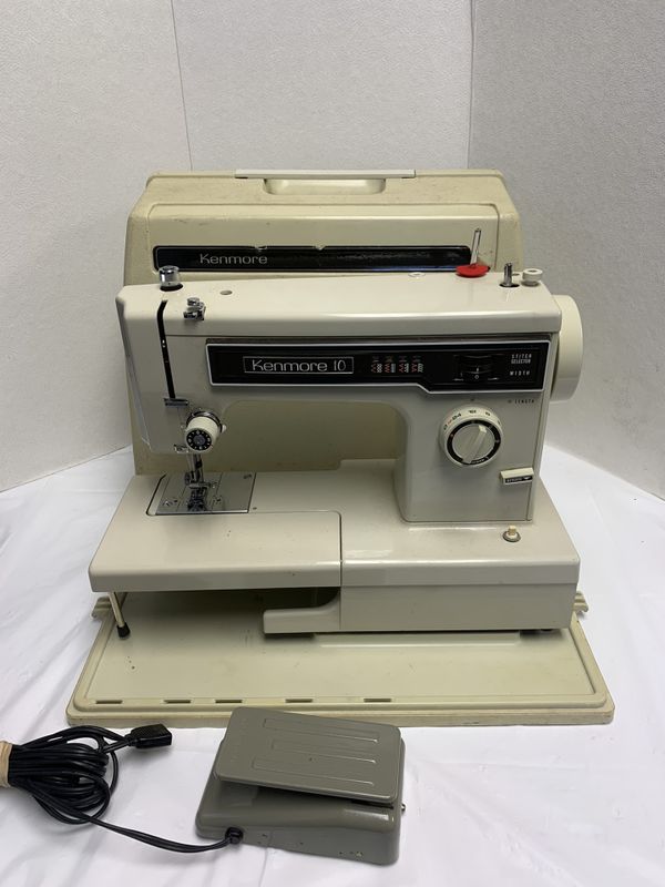 KENMORE SEWING MACHINE 10 Model 158 w/Case and Pedal TESTED for Sale in ...