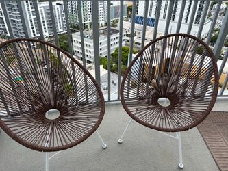 Balcony/Outdoor Acapulco  chairs set of 2