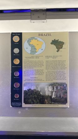 Brazil Norway and Slovakia coin sets $30