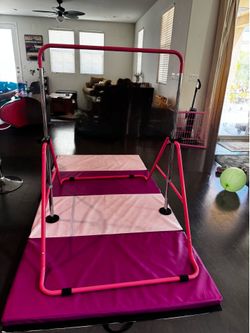 Gymnastics Bar and Floor Mat
