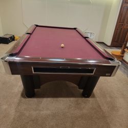 9ft K- Steel Sam Pool Table 