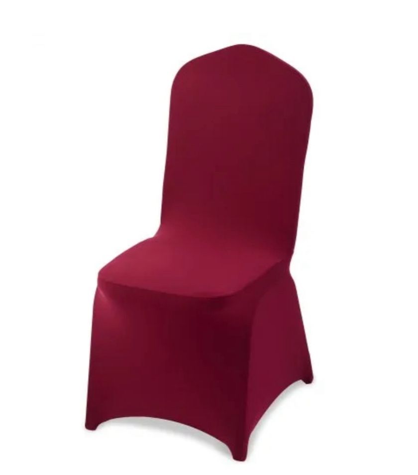 Chair Covers Burgundy