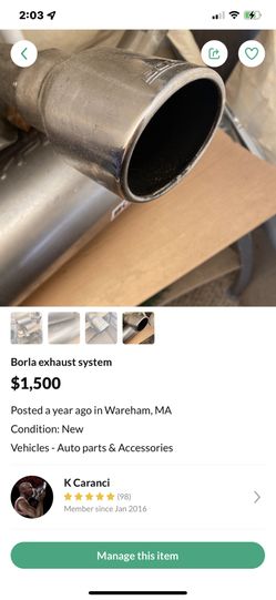 BORLA Exhaust system mufflers￼