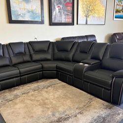 🛋️NEW!! In BOX 📦 BARGAIN 3 Breathable Recliner Sectional