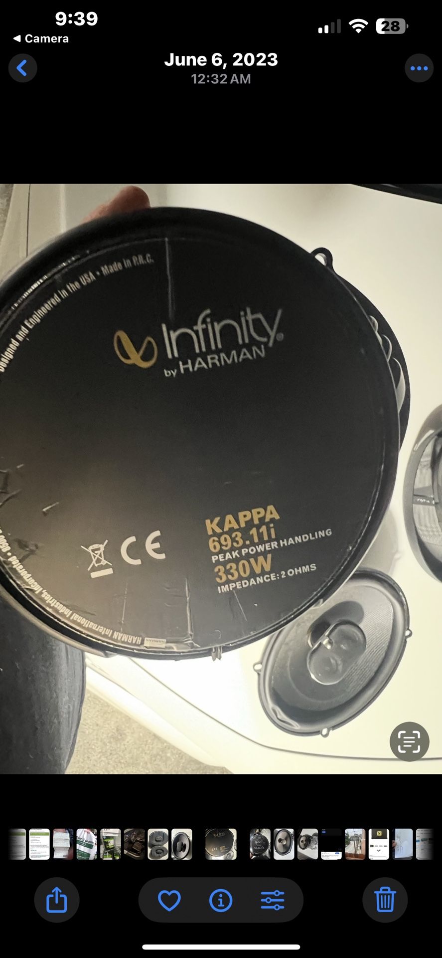 Infinity Kappa 6x9