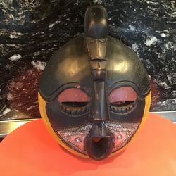 African Wooden Tribal Mask Handmade