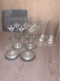 Kitchen Items - glasses, storage containers, and panty containers