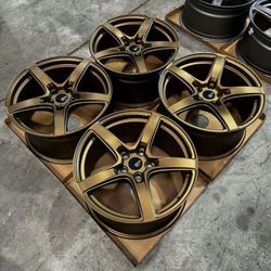 Option Lab R555 18x9.5 +38 5x114.3 - Formula Bronze